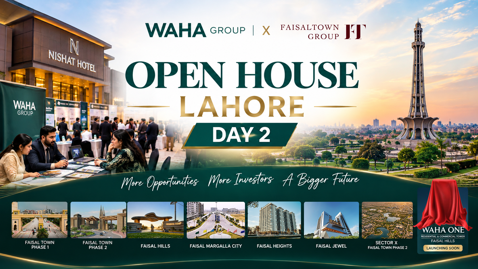 WAHA Group Open House Lahore – Day 2: A Successful Journey of Investment & Trust
